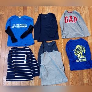 Boys Size 5 Long Sleeve T-shirt Bundle